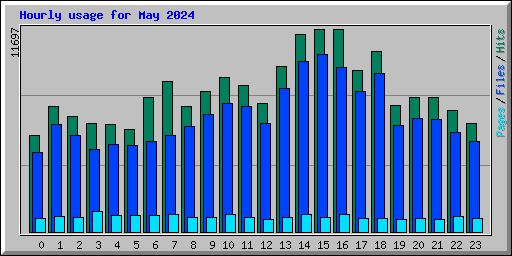 Hourly usage for May 2024