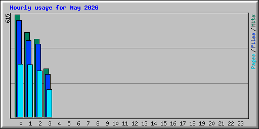 Hourly usage for May 2026